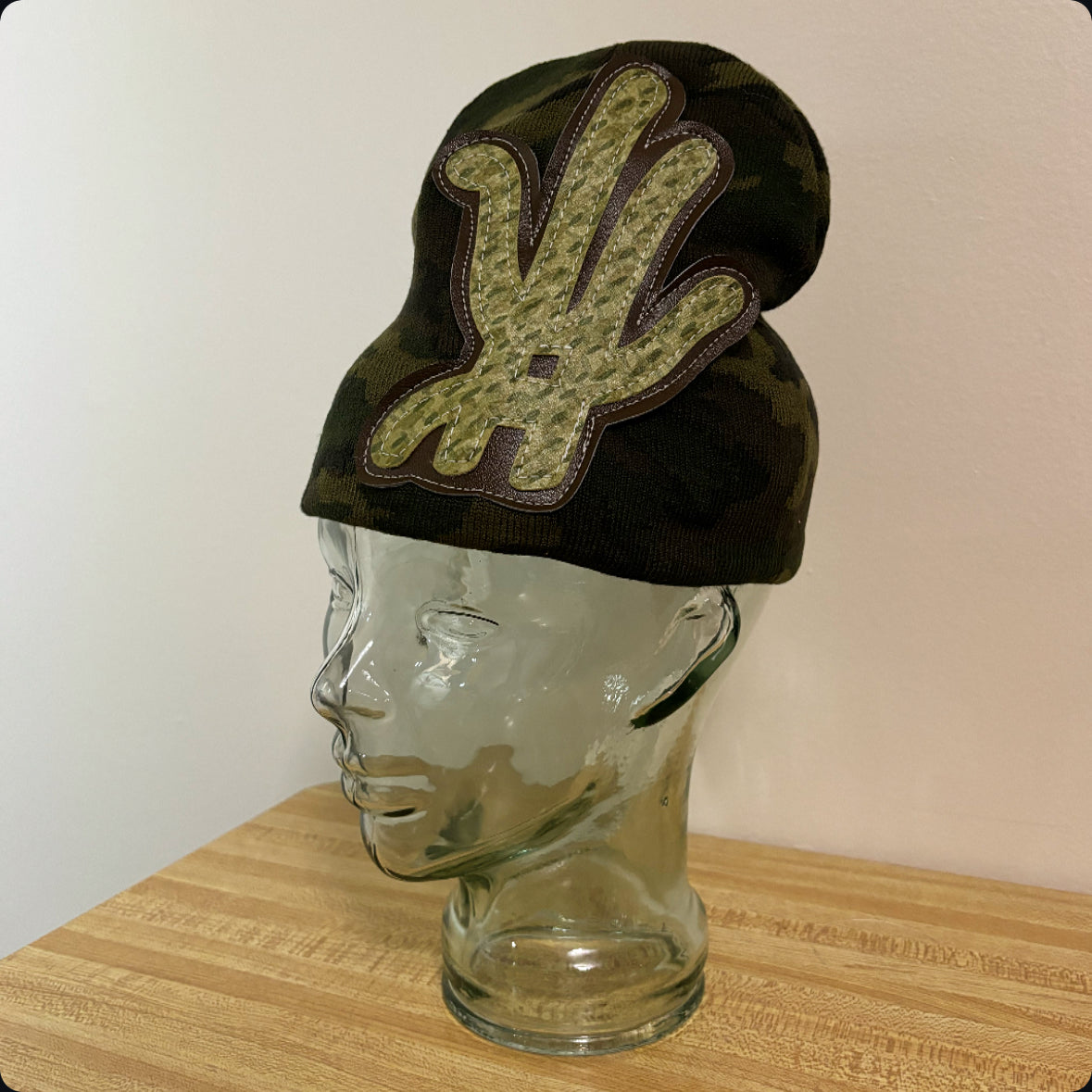 grass camo beanie