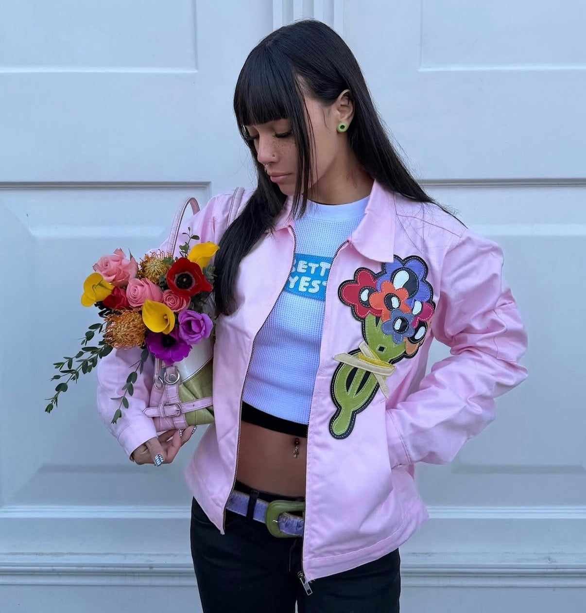 floUwer pastel jacket