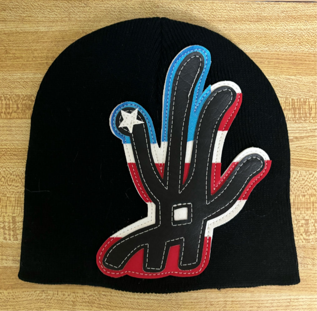 aMeRiCaN flag beanie