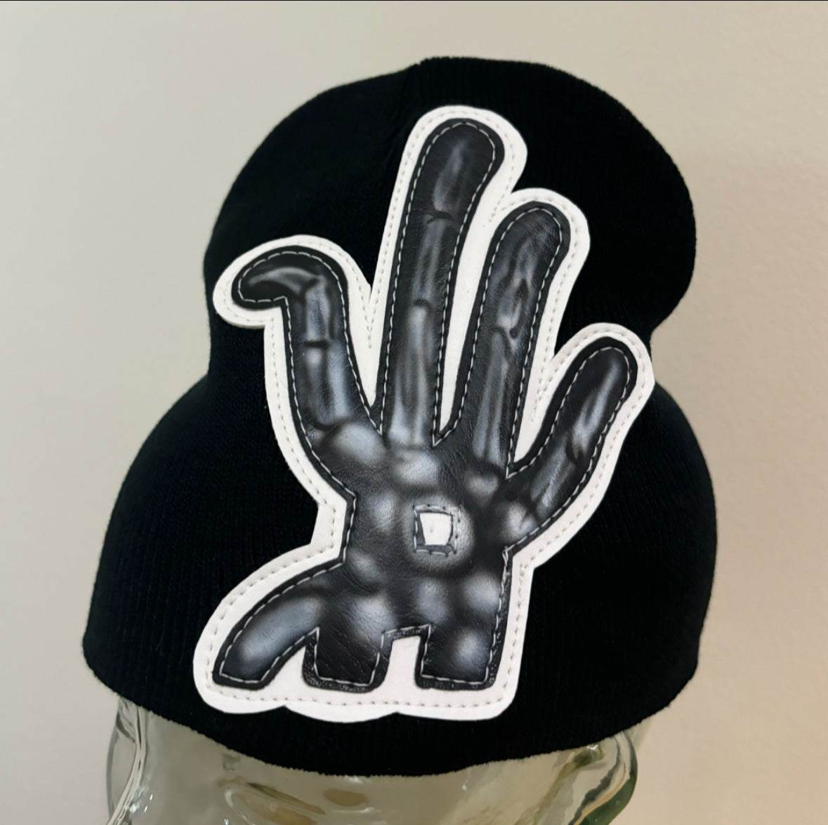 black sKeLeToN beanie by SuedeWorld