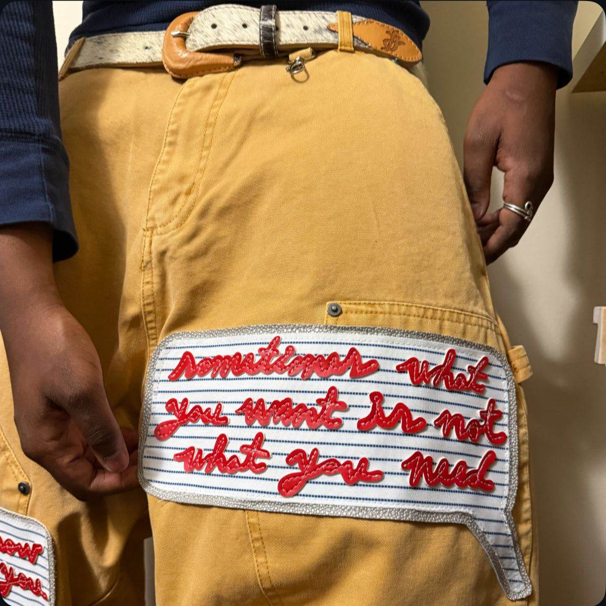 loVe leTter worK paNts