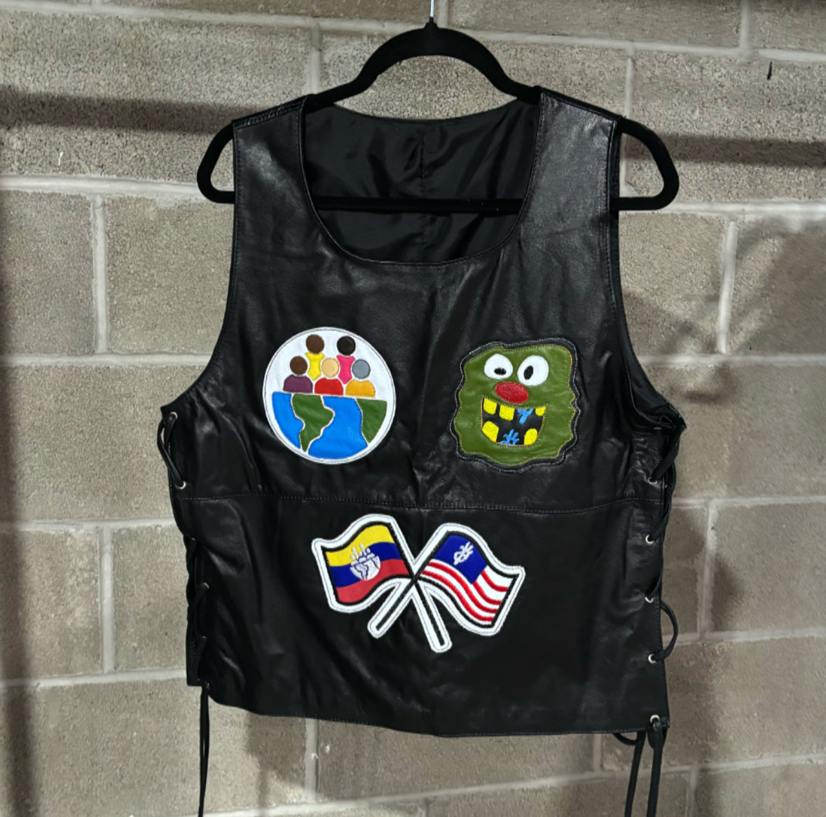 (large + xl) hotwl + ykwyk custom leather vest (5)
