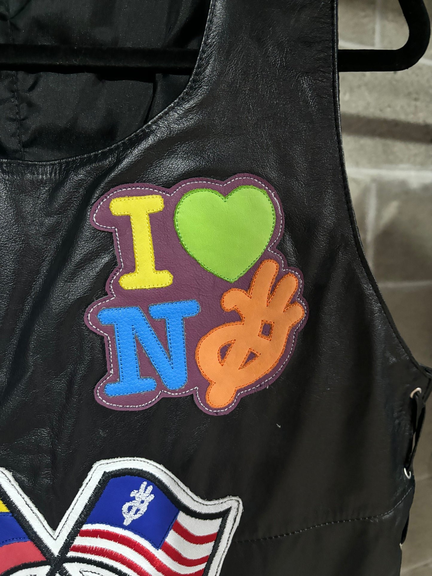 (large + xl) hotwl + ykwyk custom leather vest (4)