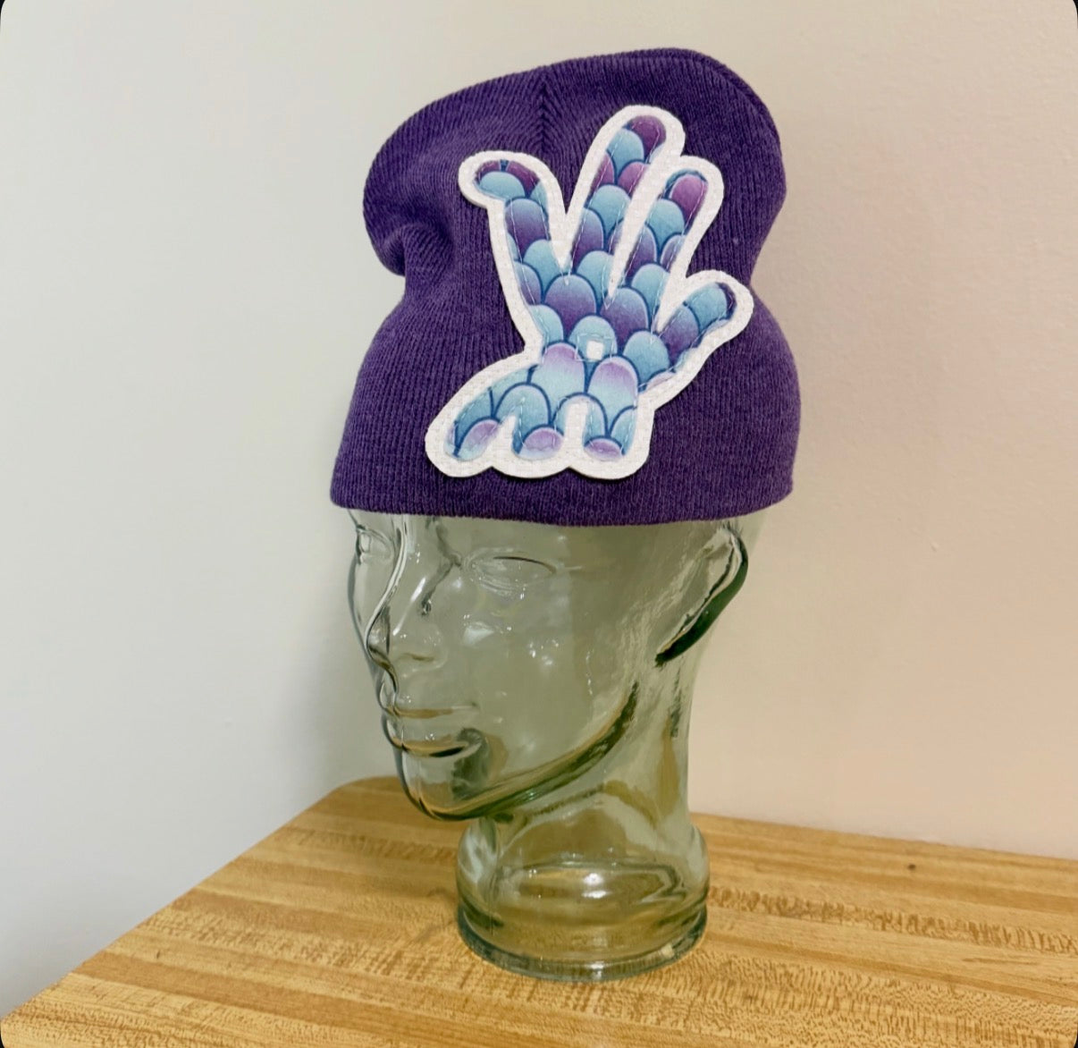 fish scale beanie