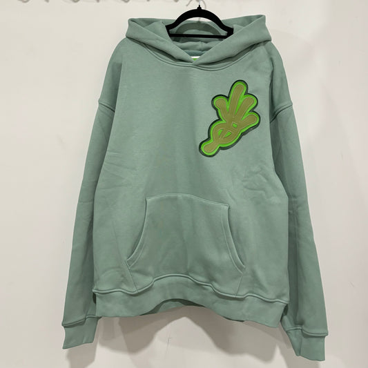 green logo pullover hoodie