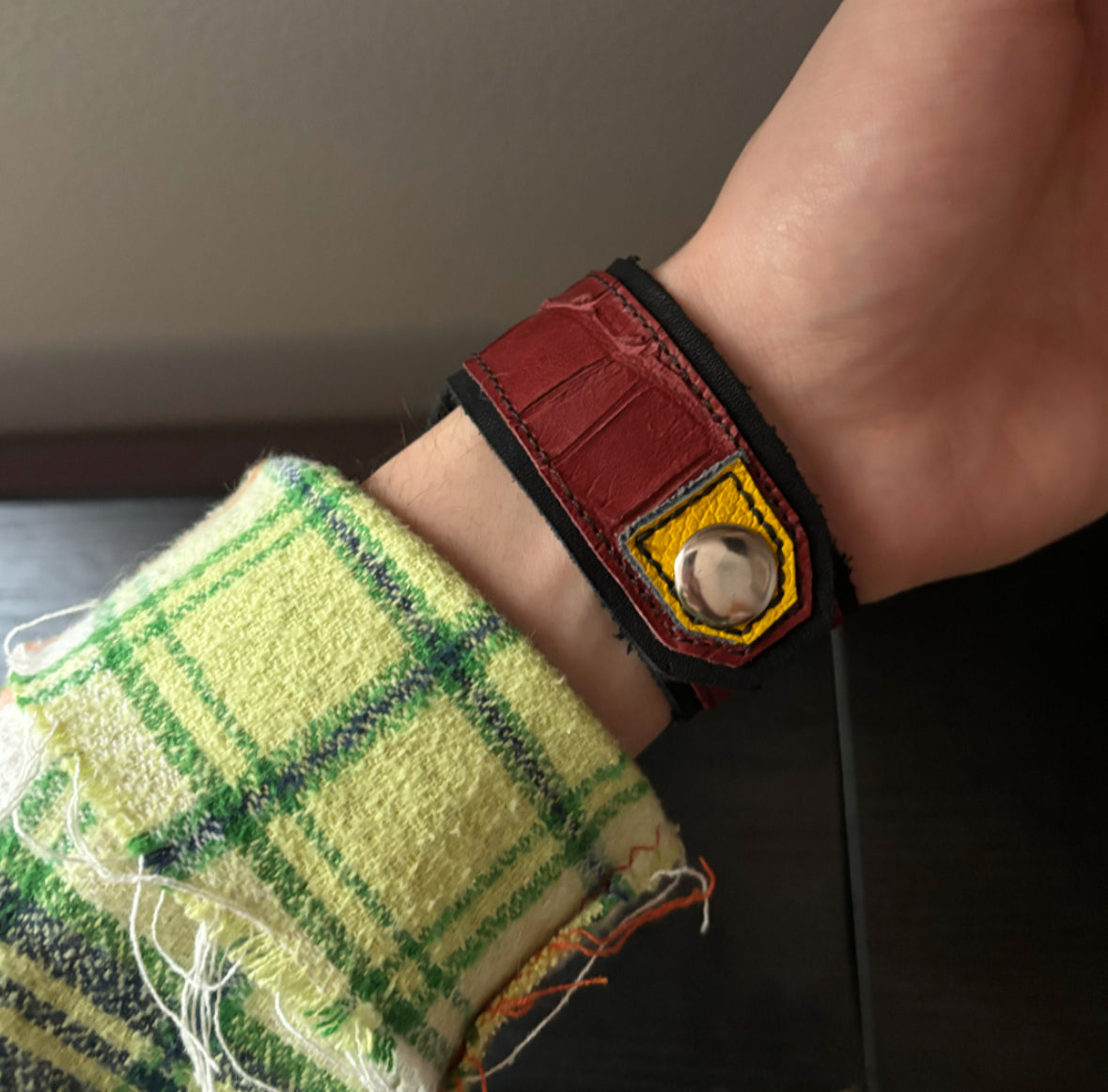 dragon rock TIME PIECE — sample (real leather) SIZE — One Size Fits All (OS)