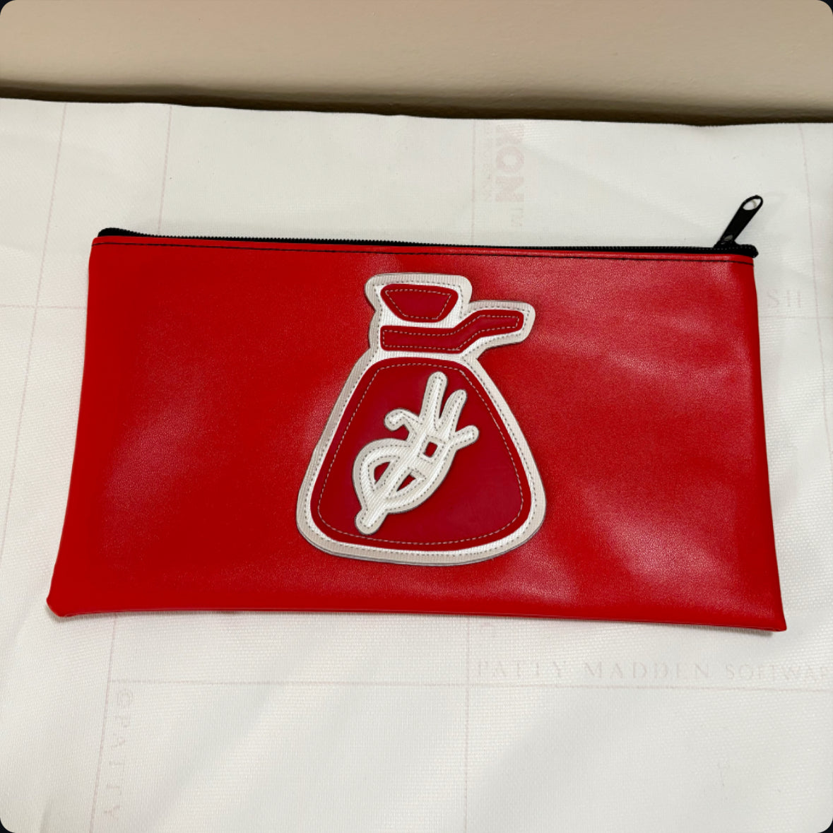 red moneY bag