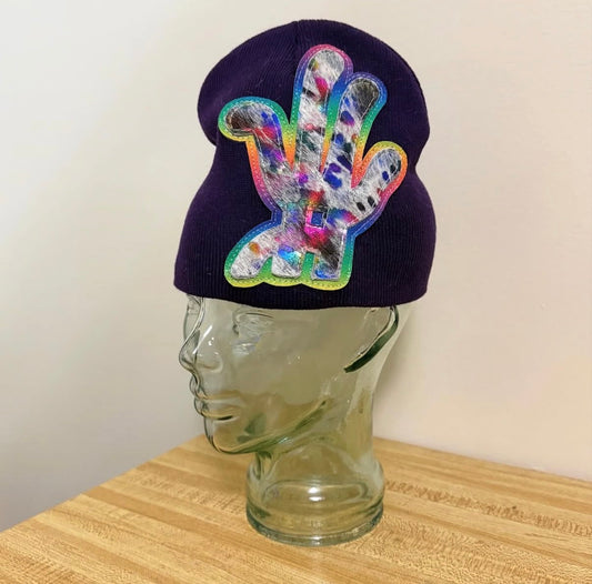 oil spill beanie
