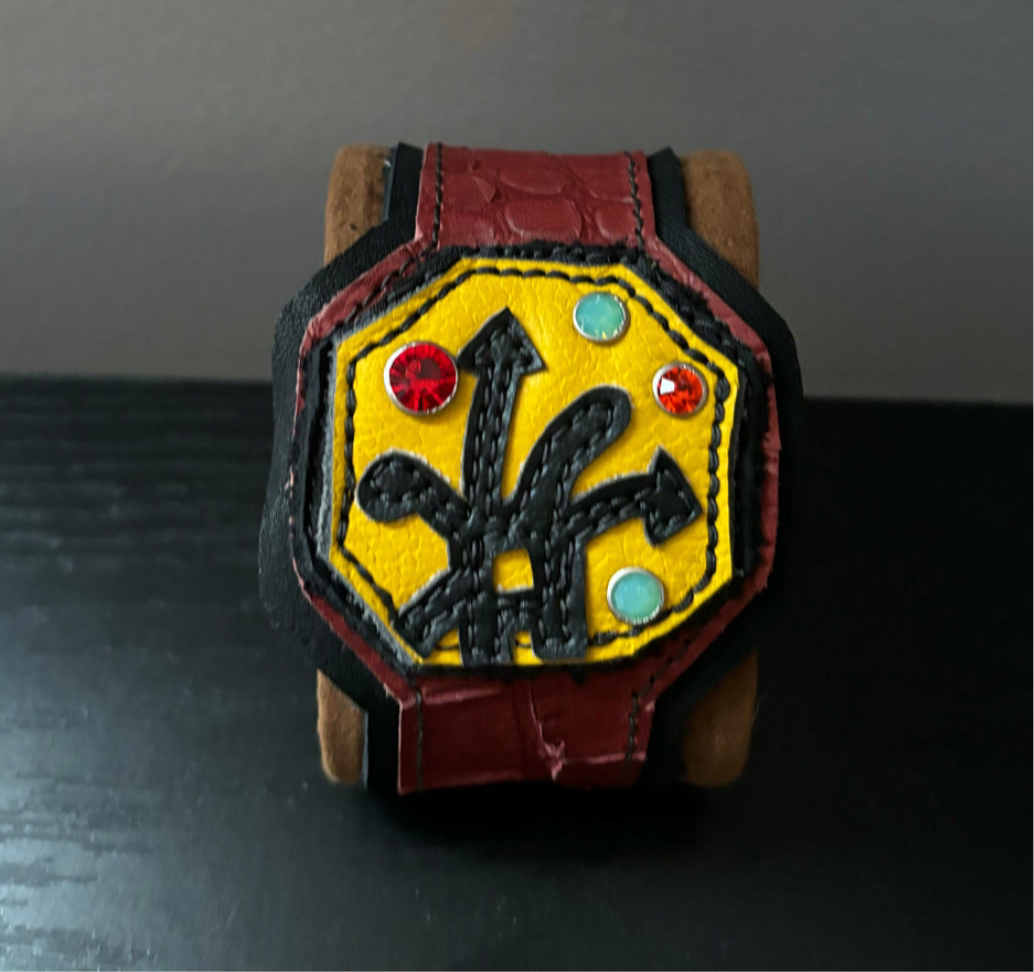 dragon rock TIME PIECE — sample (real leather) SIZE — One Size Fits All (OS)