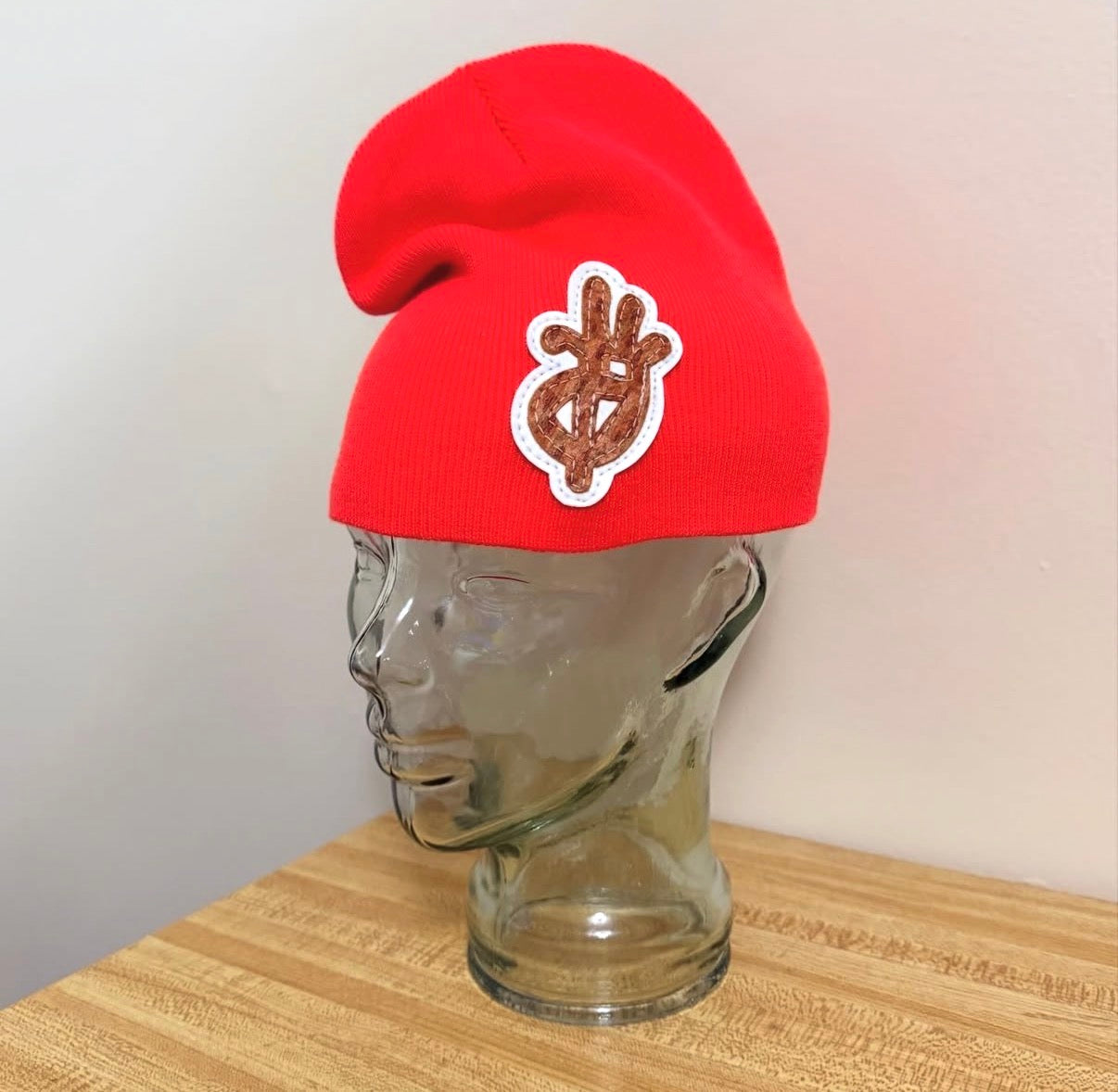 [stamped] orange burst beanie