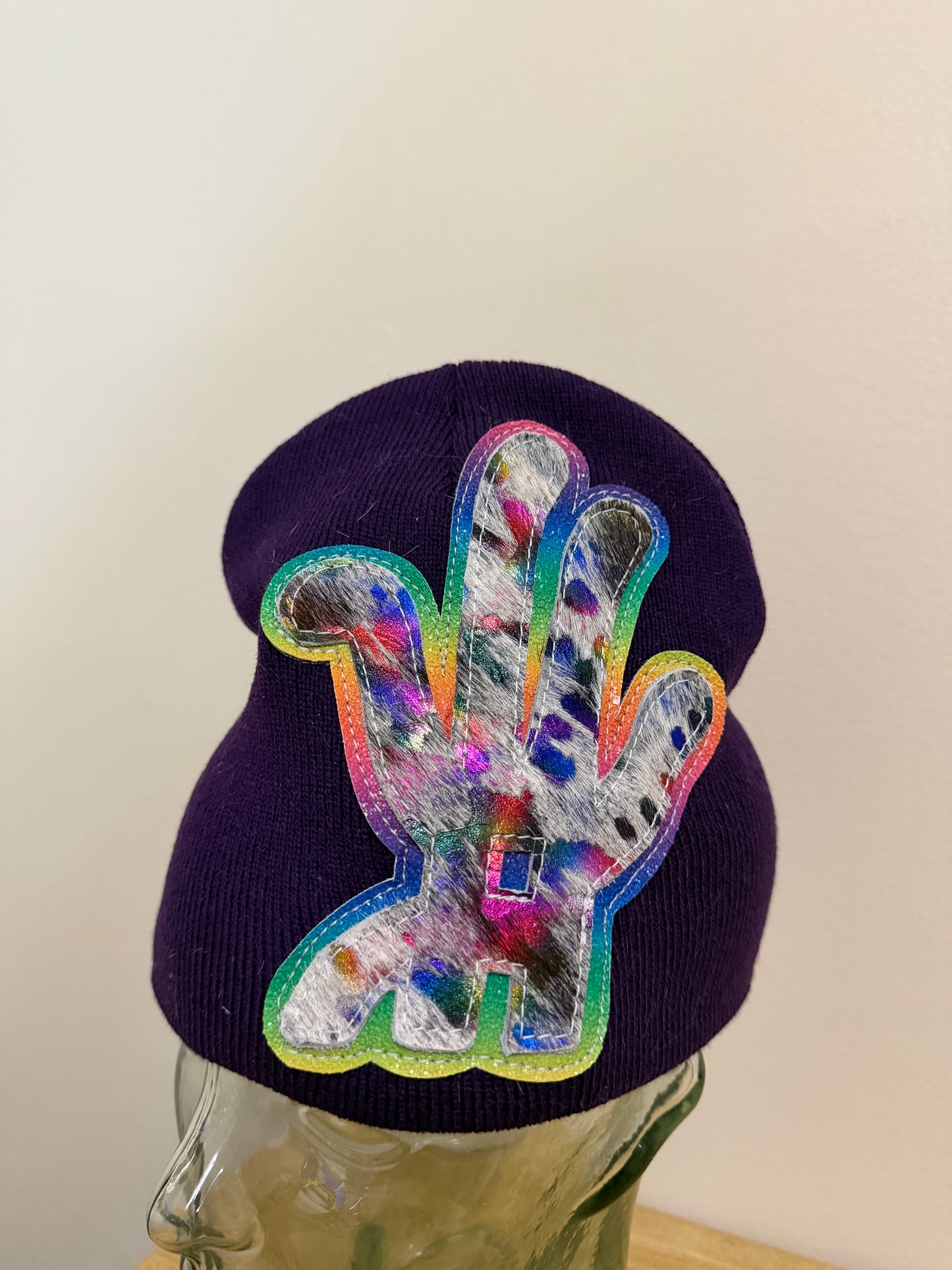 oil spill beanie