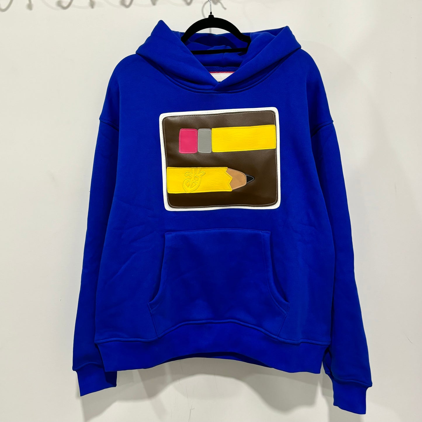 blue pencil pullover hoodie