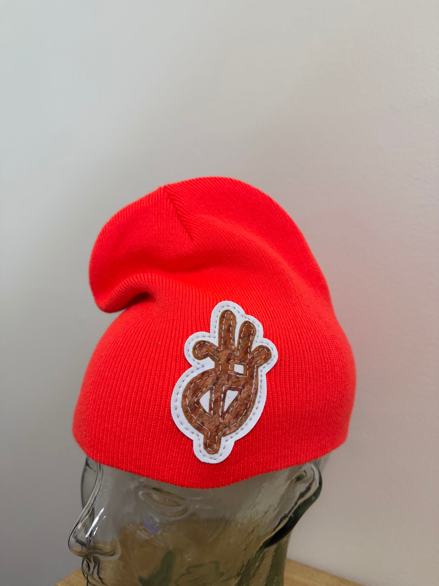 [stamped] orange burst beanie