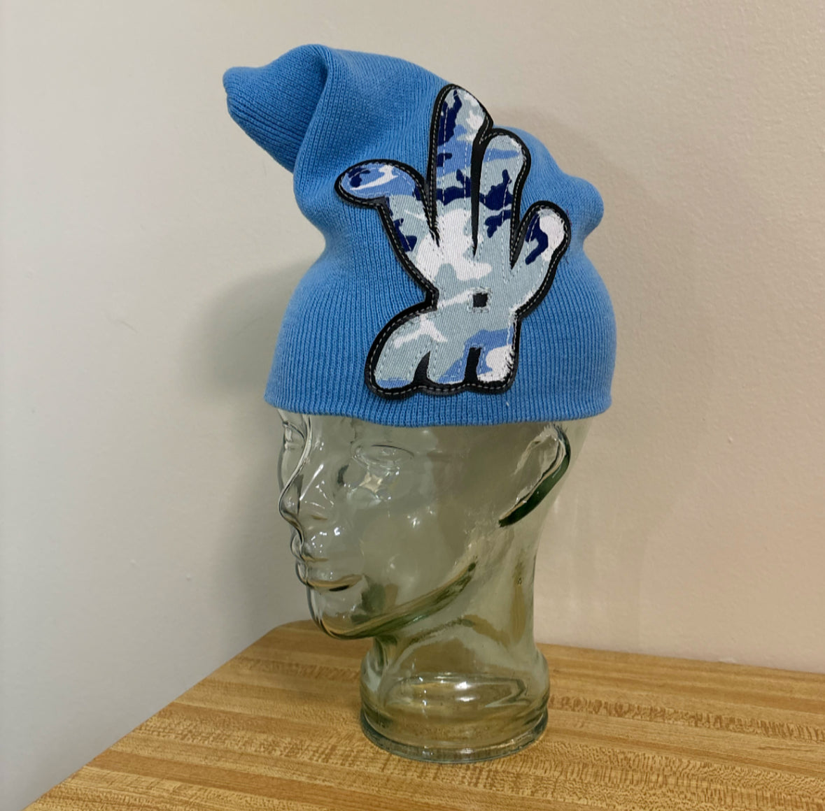 [slouchY] snow camo beanie