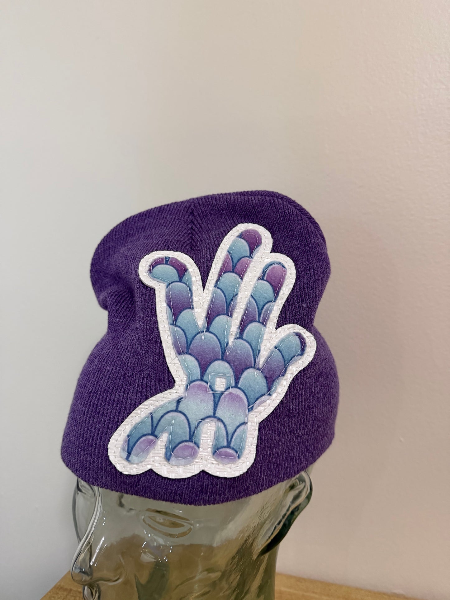 fish scale beanie