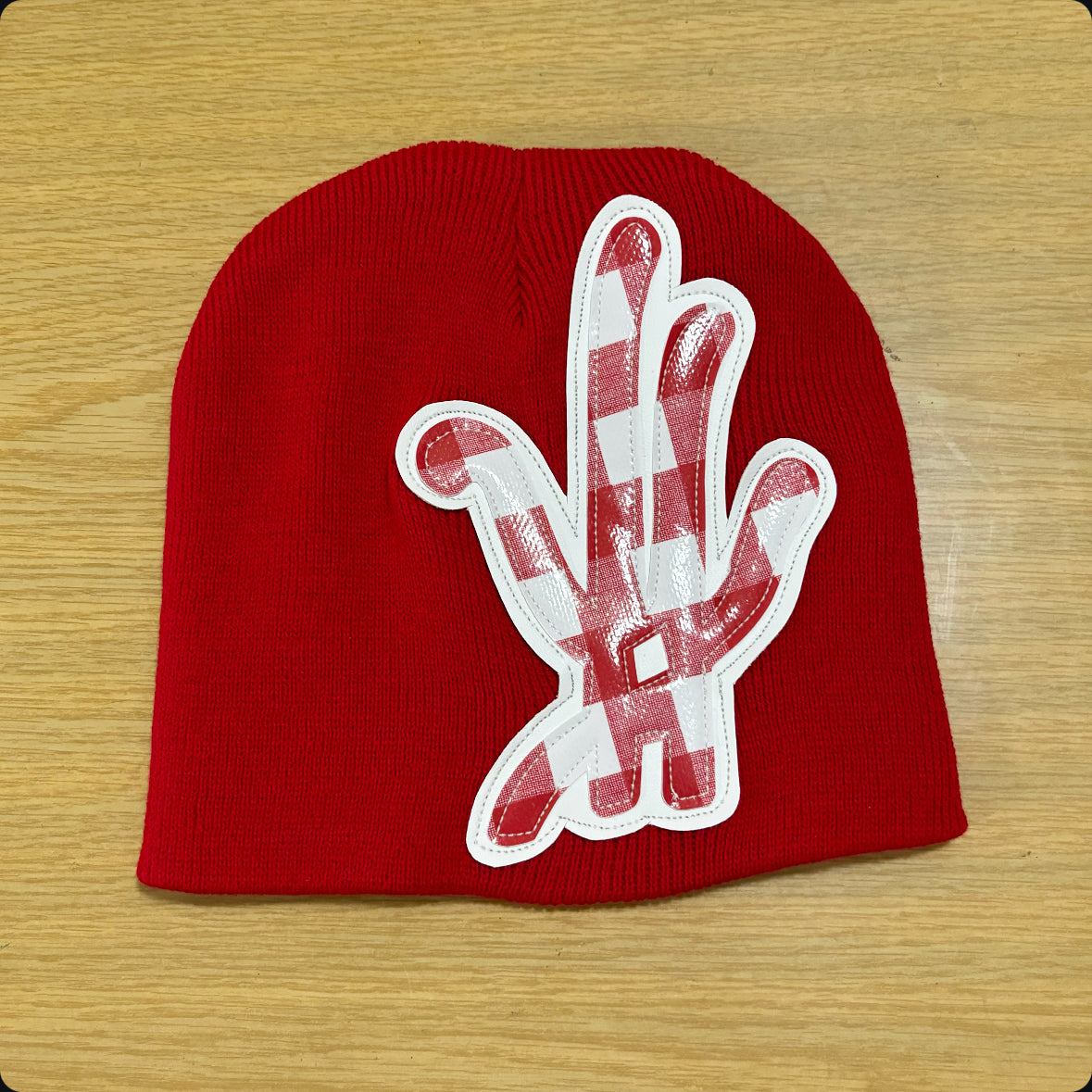 candy cane beanie