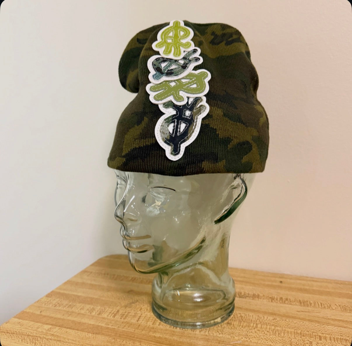 camo stacK beanie