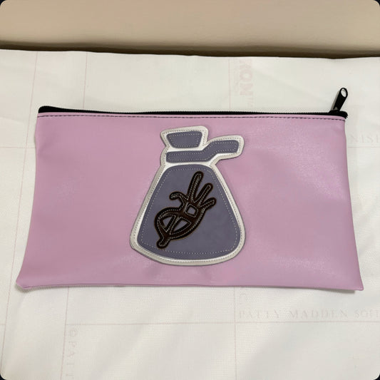 purple moneY bag