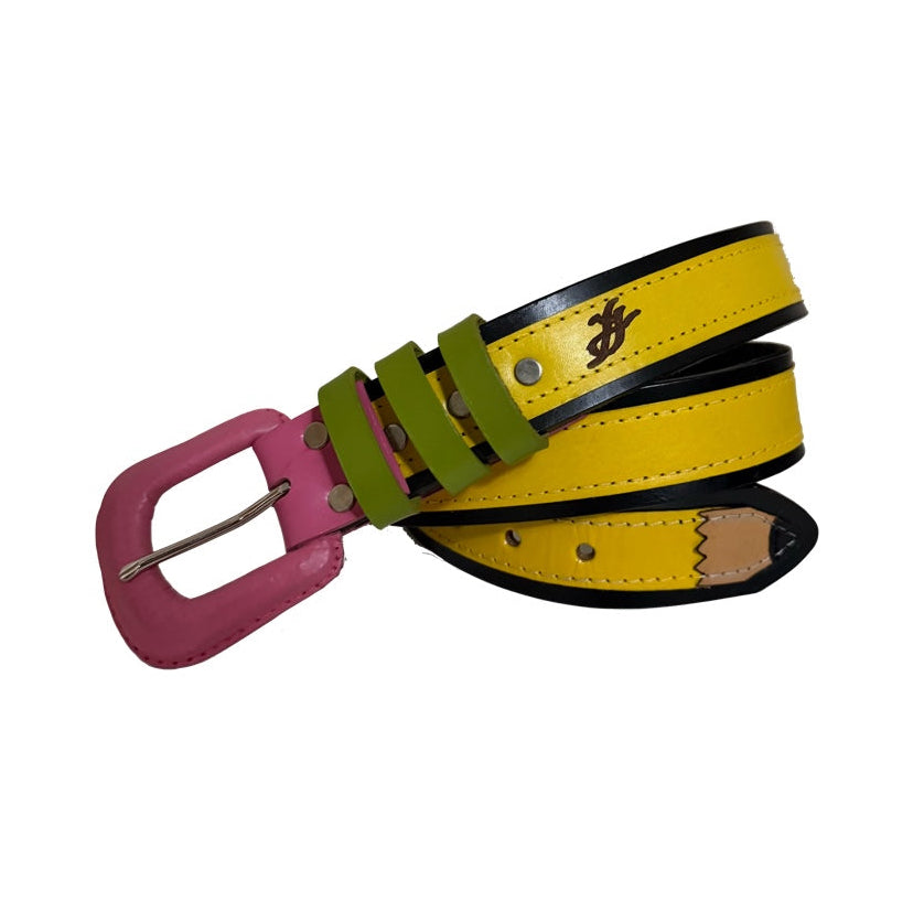 penc!L leatheR belt