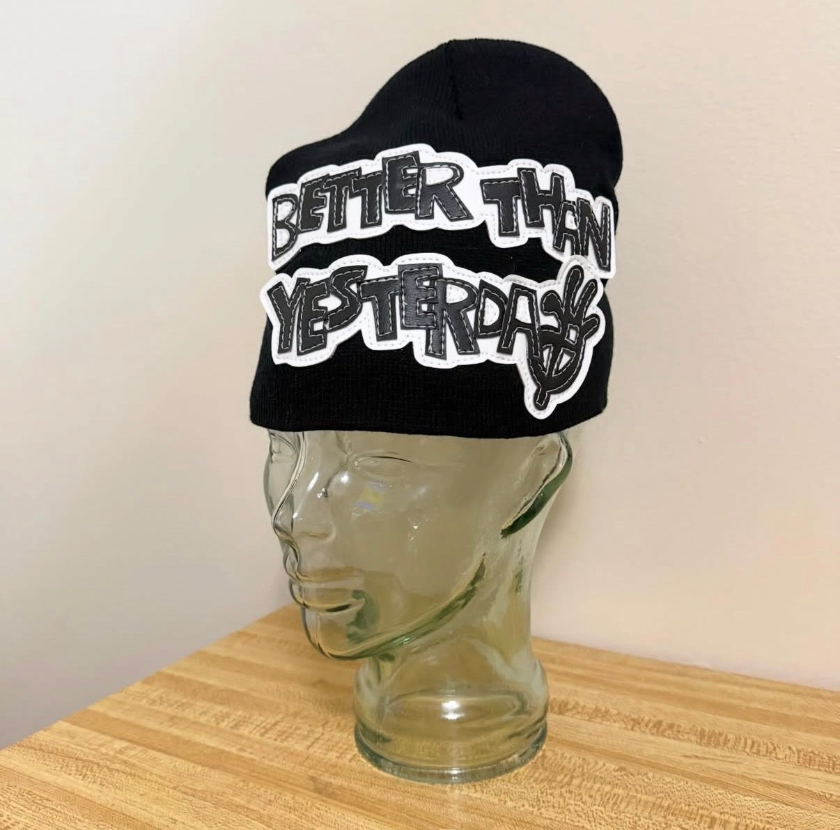 better than yesterdaY (black) beanie