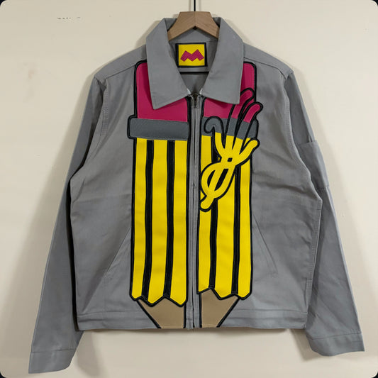 pencil panel work jacket (MEDIUM)