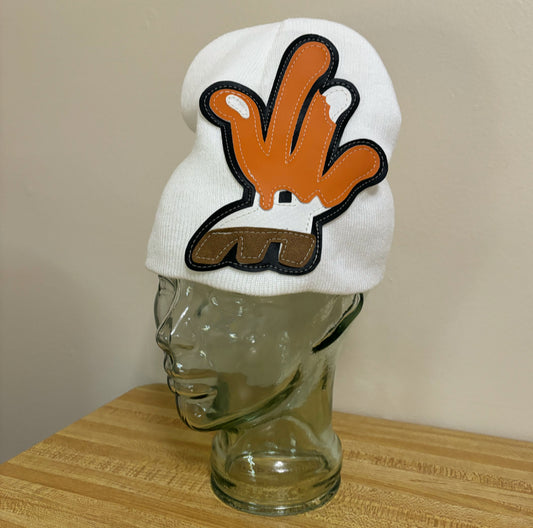creamsicle beanie