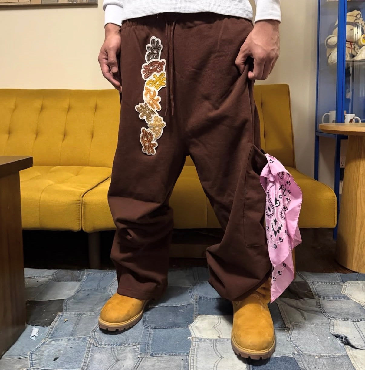 wood stacK sweatpants