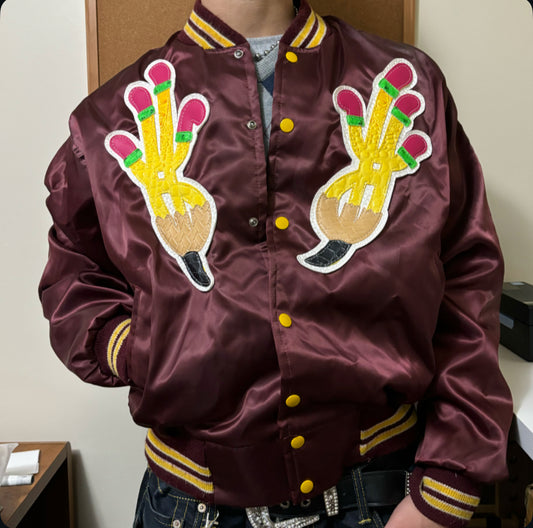 penc!L old sKooL bomber jacket