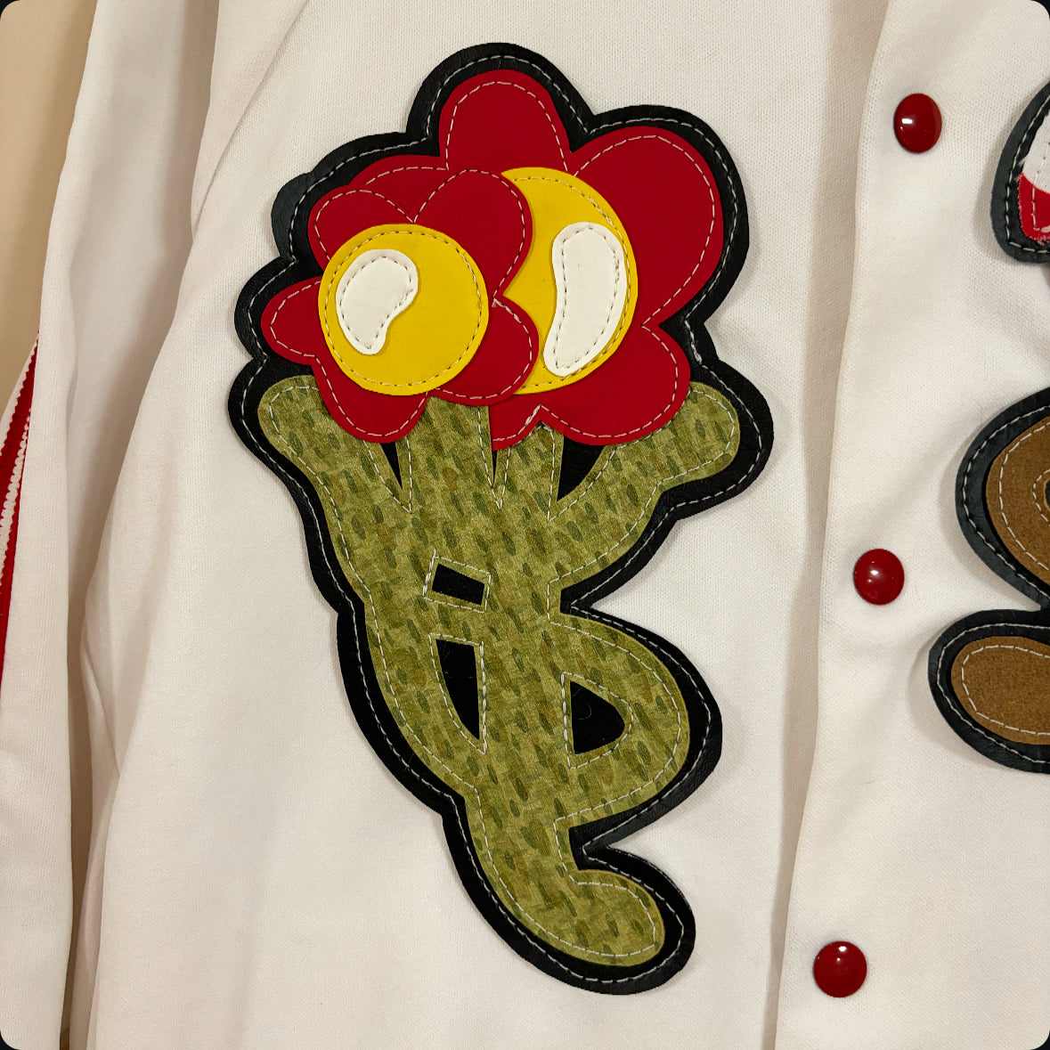 fungUs + floUwer bomber jacket