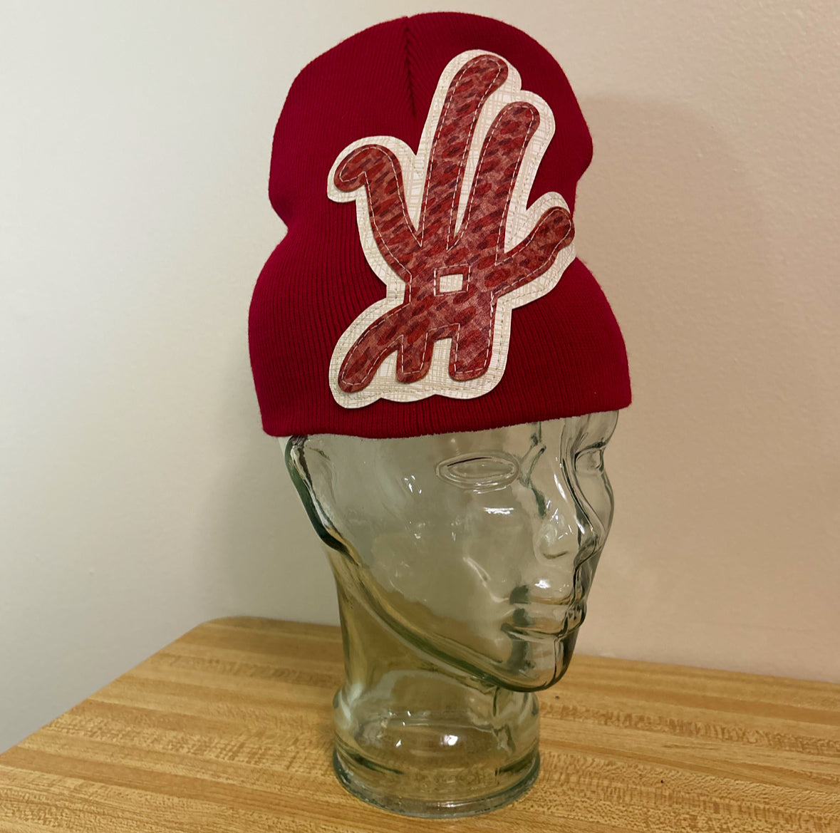 red scale beanie