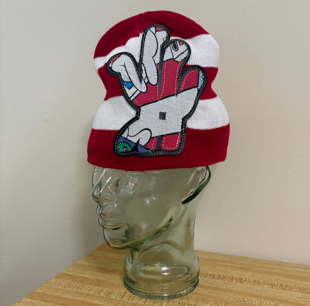 stripe COMIC beanie
