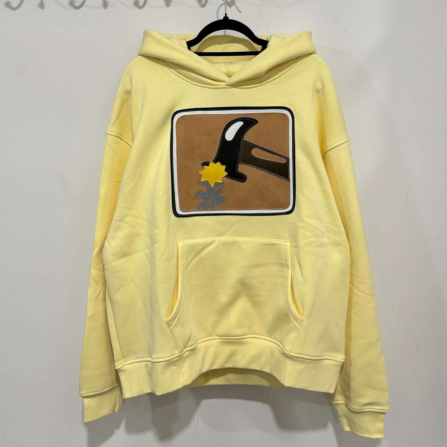 yellow hammer + nail pullover hoodie