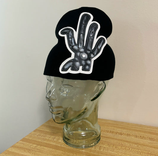 black sKeLeToN beanie by SuedeWorld