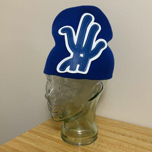 blue classic beanie