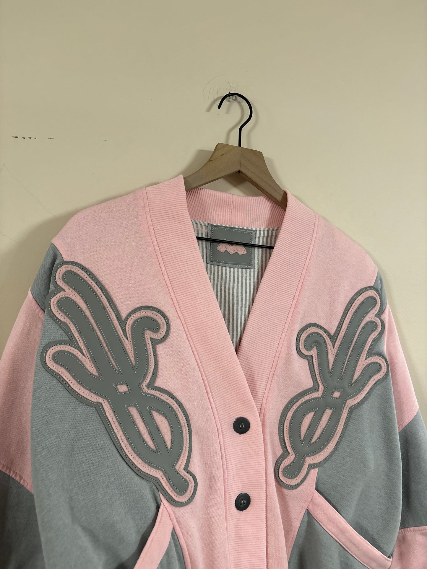 pastel pink reflection cardigan (medium)